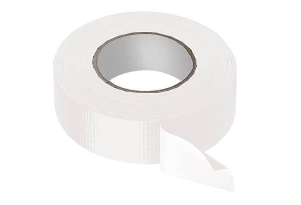 Toile GAFFER Ultramarque® adhésivée 1 face de 50 mm x 50 m - Blanc
