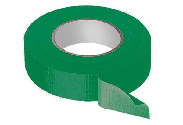Toile GAFFER Ultramarque® adhésivée 1 face de 50 mm x 50 m - Vert