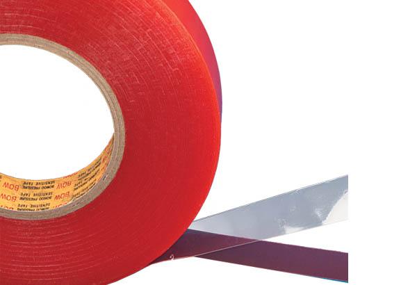 Double face CARTACK® 350 R en polyester transparent - 12 mm x 50 m