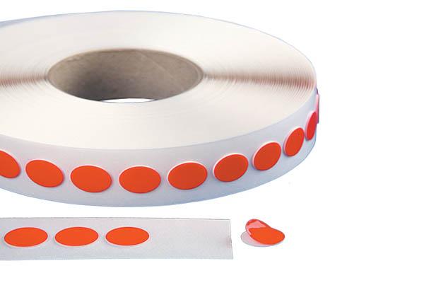 Lot de 1000 pastilles adhésives CARTACK® 390 en mousse blanche - Ø 25 mm