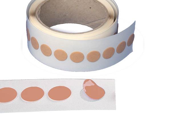 Pastilles adhésives CARTACK® 705 T en DF gel transparent - Ø 15 mm