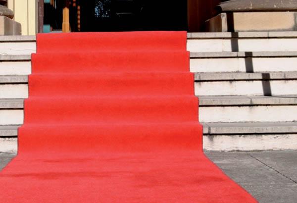 Rouleau moquette Carfloor® 950 uni de 100 cm x 15 m - Rouge