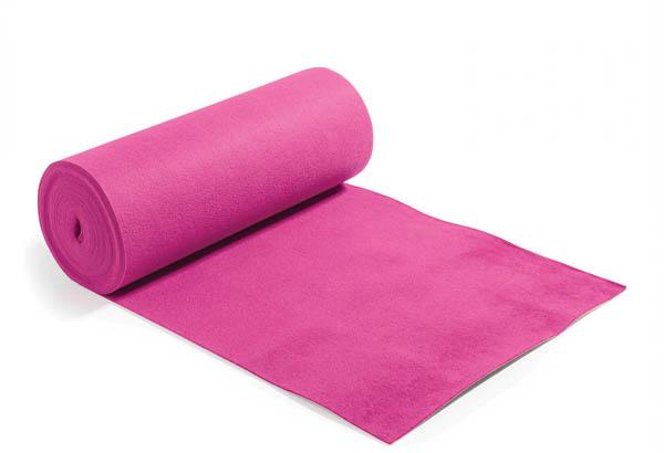 Rouleau moquette Carfloor® 300 uni de 100 cm x 10 m - Fuchsia