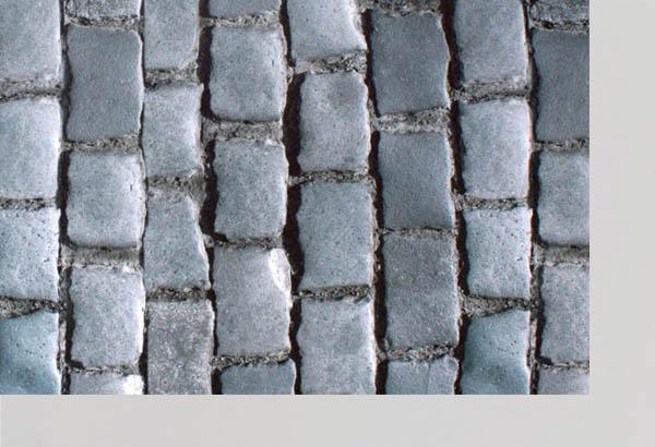 Rouleau moquette Carfloor® 400 N à thème de 150 cm x 10 m - Pavés gris