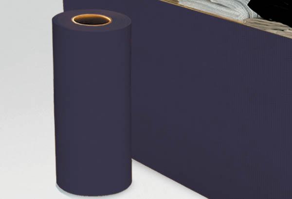 Rouleau cache - jupe palette Calcolor® uni de 80 cm x 100 m - Bleu nuit