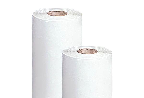 Bobine de papier couché jet d'encre blanc de 120g - 610 mm x 45 m