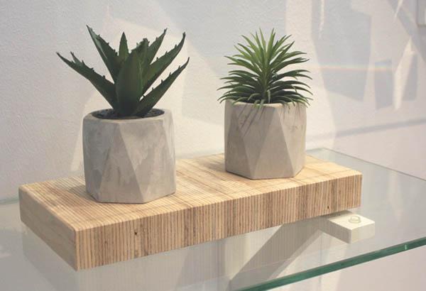 Socle glorifier en bois contreplaqué bouleau - 35 x 105 x 135 mm