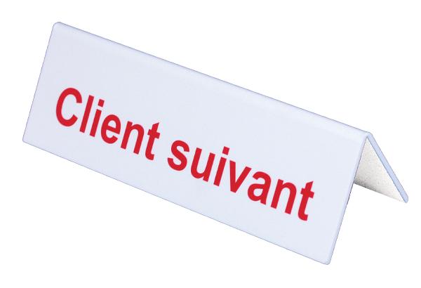 Chevalet de caisse - Client suivant