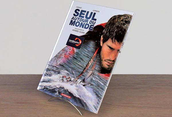 Porte-produit incliné en fil métal de Ø 2 mm - 117 x 141 mm