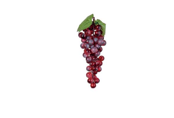 Grappe de raisins rouge avec 60 pièces - Longueur 22 cm