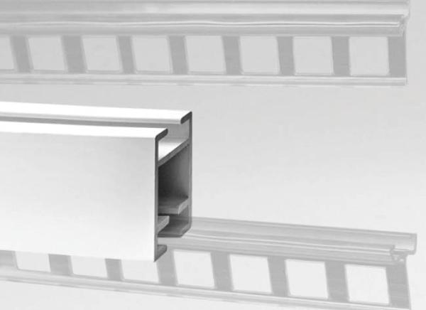 Profil Omnibus transparent pour profil Décobarre® XS et XL - Longueur 950 mm