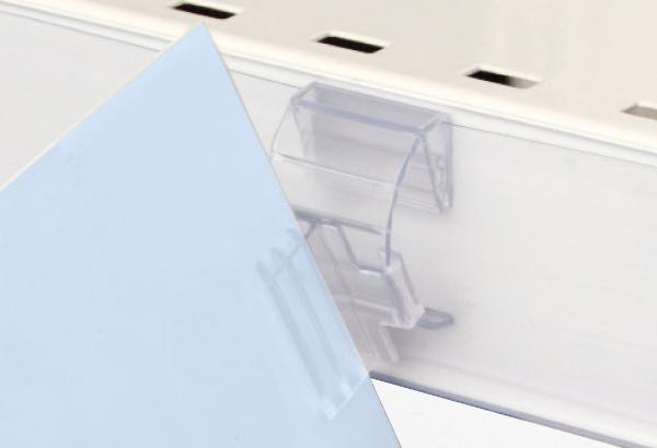 Accroche grip drapeau à angle variable - Profils porte étiquettes