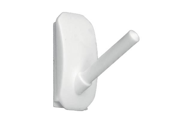 Porte-tube incliné à 60° avec support adhésif pour tube fendu de Ø 5 - 7 mm