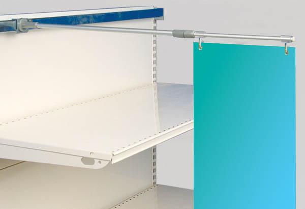 Potence murale multibase télescopique pour barre de charge - De 550 à 950 mm