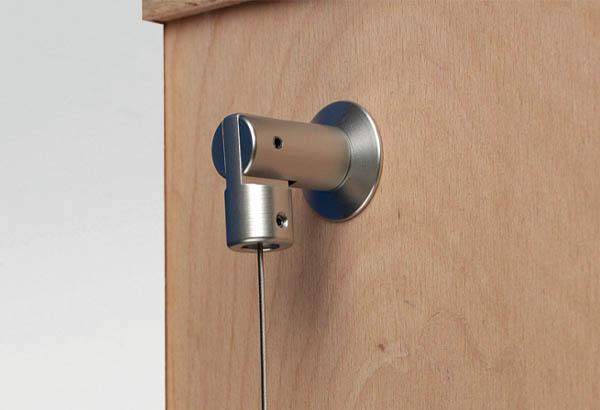 Système de fixation câble - Attache murale Sol / Plafond