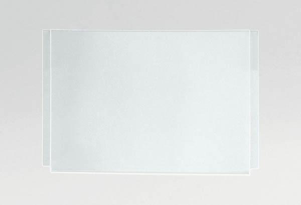 Porte-affiche simple plexi transparent pour système câble - Format A3 - Horizontal