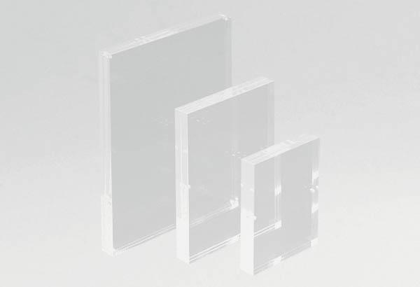 Porte-visuel 2 faces en plexi transparent - Format A6 - Vertical ou Horizontal