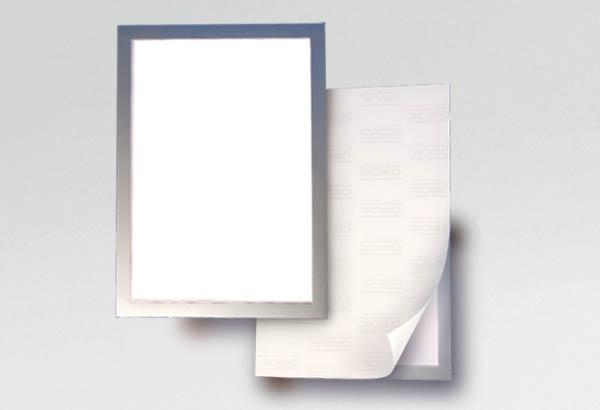 Pochette avec adhésif repositionnable en PVC - Format A5 - Gris