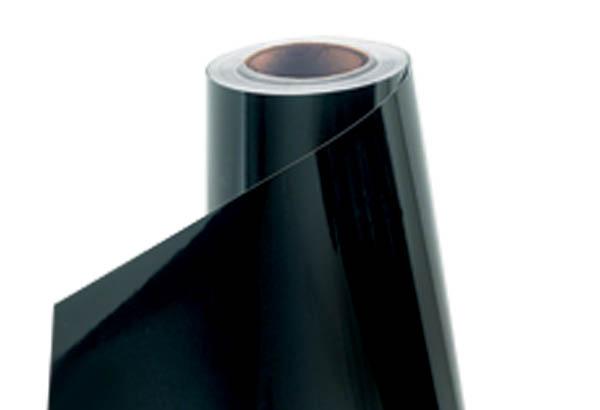 Bobine de vinyle adhésif Lettertac® de 615 mm x 30 m - Noir brillant