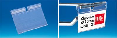 PE broche transparent retour avant - 39 x 60mm PE broche transparent retour avant - 39 x 60mm