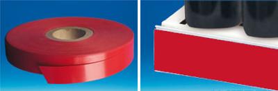 Bande de rive couleurs 37mm x 100m - Rouge feu