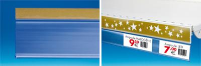 Profil adhésif double étiquetage - 40 x 1330 mm Profil adhésif double étiquetage - 40 x 1330 mm