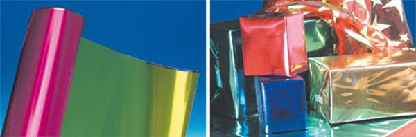 Décofilm® polypropylène avec 2 faces - Fuchsia et Vert anis - 80 cm x 40 m