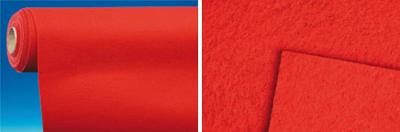 Moquette carfloor® Rouge - 100 cm x 10 m
