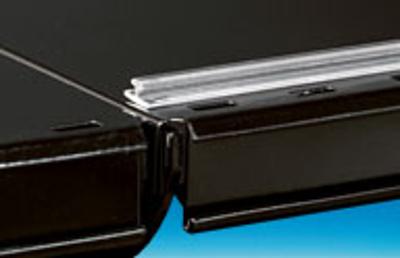 Rail étroit 9 mm transparent- adhesif 9 x 1000 mm