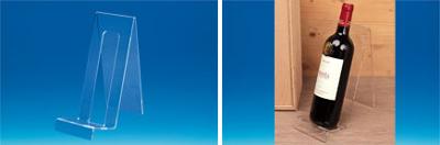 Porte-bouteille plexi vertical - Simple Porte-bouteille plexi vertical - Simple