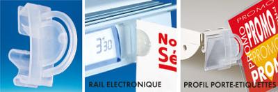 Accroche-clip drapeau polyvalent-Glissières et rails électro Accroche-clip drapeau polyvalent-Glissières et rails électro