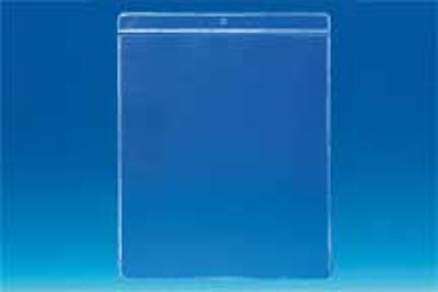 Pochette à suspendre 1 perforation PVC transparente - Format A7 - Vertical