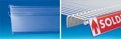 Profil pour tablette double fils - 40 x 110 mm Profil pour tablette double fils - 40 x 110 mm