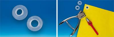 Oeillet en PVC pour calicot - Ø 12 mm Oeillet en PVC pour calicot - Ø 12 mm