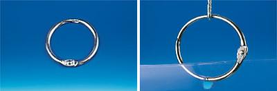 Anneau brisé Ø 2 mm en métal - Ø 25 mm