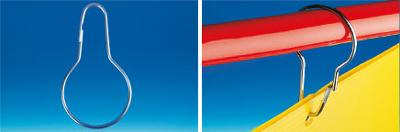 Anneau pour tube Ø 2.1 mm en métal - Ø 35 mm