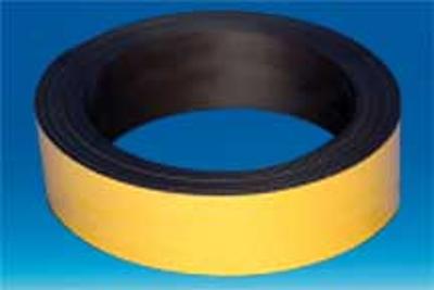 Rouleau magnétique adhésivé 1.5 mm économique - 50 mm x 30 m Rouleau magnétique adhésivé 1.5 mm économique - 50 mm x 30 m