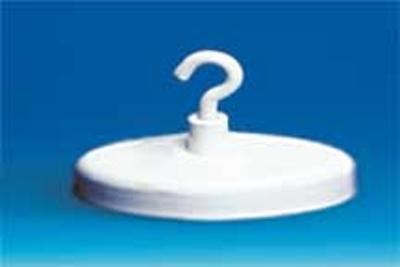Aimant rond laqué + crochet ouvert - Ø 63 mm - Charge 35 kg Aimant rond laqué + crochet ouvert - Ø 63 mm - Charge 35 kg