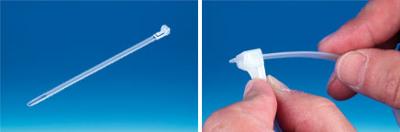 Lien cranté réutilisable translu - 250 x 7.5 mm Lien cranté réutilisable translu - 250 x 7.5 mm
