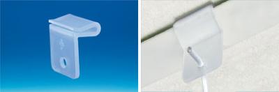 Attache parallèle faux plafond - Pour rail toute largeur