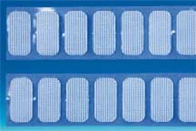Ruban de 3840 pastilles mixte adhsivées de 10 x 20 mm translucide