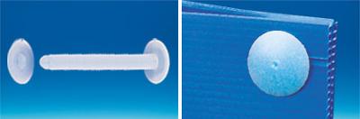 Clip permanent Ø 15 mm translucide - Serrage 5 à 42 mm