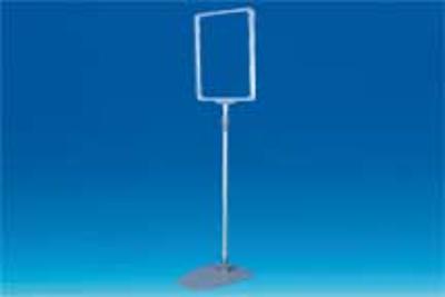 Kit cadre A4 télescopique de 600 à 1000 mm socle métal - Transparent Kit cadre A4 télescopique de 600 à 1000 mm socle métal - Transparent