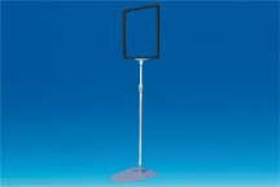 Kit cadre A4 télescopique de 600 à 1000 mm socle métal - Noir Kit cadre A4 télescopique de 600 à 1000 mm socle métal - Noir