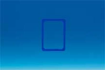 Cadre en PVC - Format affichette A5 - Bleu