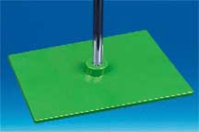 Socle rectangle en plastique pour pied cadre - 200 x 150 mm - Vert Socle rectangle en plastique pour pied cadre - 200 x 150 mm - Vert
