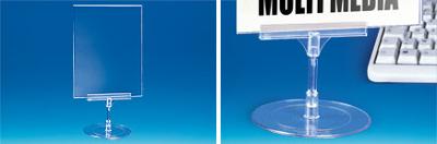 Kit pochette A4 vision acrylique avec socle rond à poser Kit pochette A4 vision acrylique avec socle rond à poser