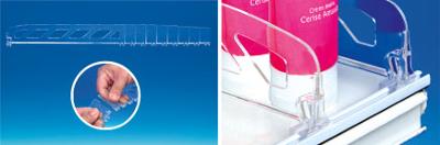 Séparateur small transparent - Sécable de 280 à 480 mm