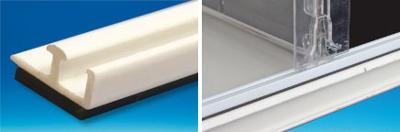 Rail standard magnétique blanc pour séparateur - 25 x 1245 mm