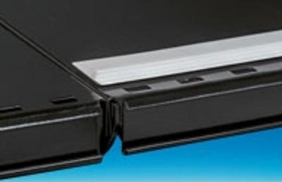 Rail standard magnétique transparent pour séparateur - 25 x 1325 mm